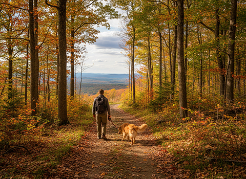Hogback Mountain trail